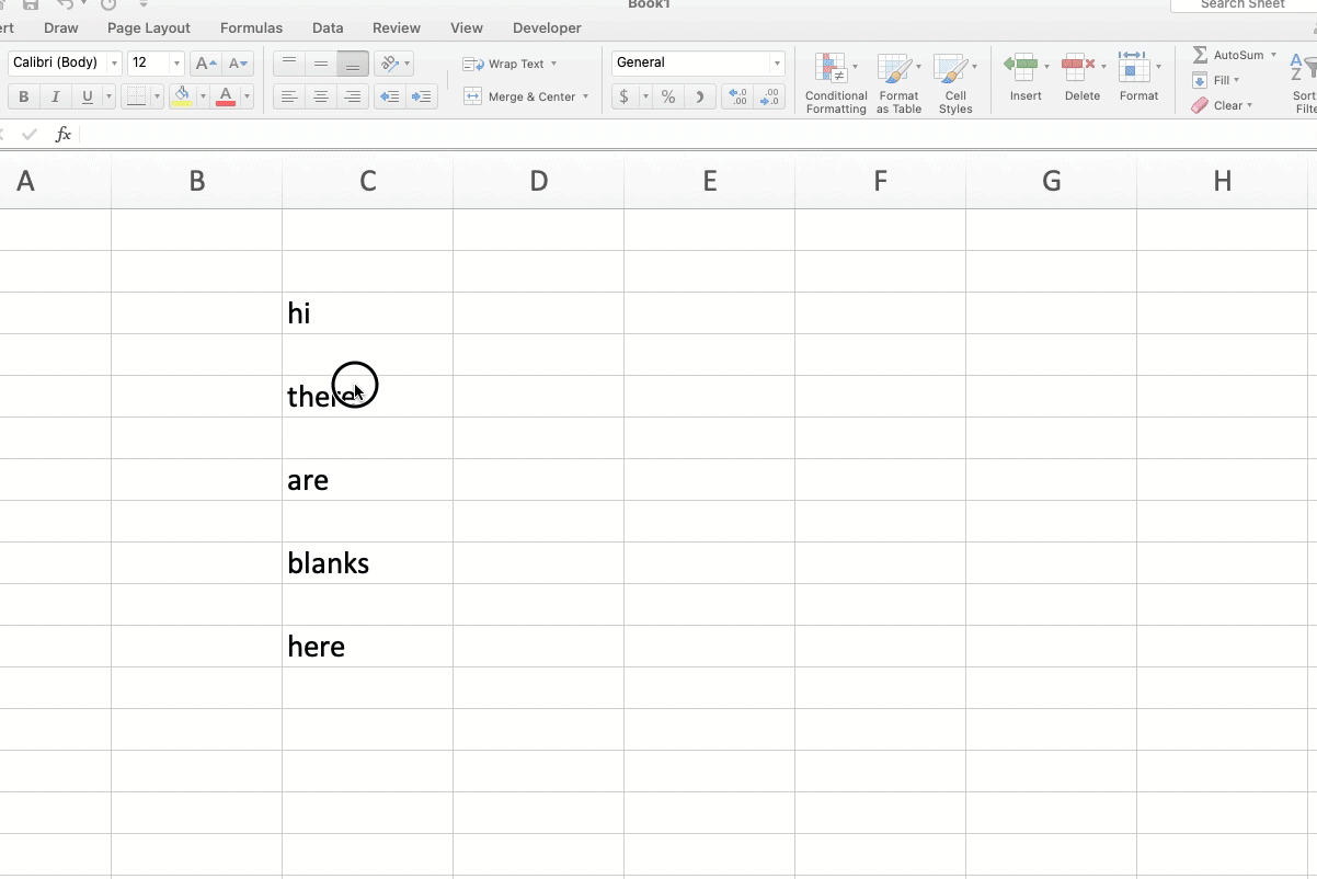 Count The Number Of Blank Cells In A Range In Microsoft Excel Hot Sex Picture 1081